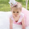 Noworodki Urodziny Korona Kids Girl Baby Toddler Cute Crown Headband Zespoły Do Włosów Akcesoria do nakrycia głowy Darmowa wysyłka