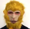 2017 High Quality Halloween Monkey King Mask Horror Rubber Latex Full mask halloween Cosplay Monkey Party Mask Halloween Props Free Shipping