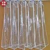 White Transparent PVC Dust Bag For Wedding Dresses Prom Evening Gowns Bags Waterproof Garment Cover Travel Storage Dust Covers Thr7679977