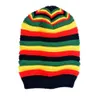 Hot Sales Creative Color striped pile heap cap tooth burr wool knitted hat cap Headgear acrylic knitted hat