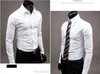 Hemden GroßhandelHerren Slim Fit Einzigartiger Ausschnitt stilvolles Kleid Langarmhemden Herrenhemden 17 Farben, Größe: MXXXL 6492