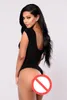 Sexy Women Black Bodysuit V Shape Fishnet Romper Summer Sleeveless Playsuit Beach Party Swimsuit Exotic Jumpsuit