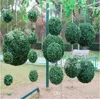 20 cm30 cm40 cm plástico artificial grama de Milão boxwood bola beijando bola para jardim decoração de casa de natal decorações do partido de bar de natal suprimentos