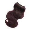 Brésilien Ombre Couleur Vague de Corps 2pcslot 8 pouces 50gpc Extension de Cheveux Humains Pas Cher Ombre 100 Armure de Cheveux Humains 7 couleurs Disponibles8866068