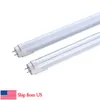 Tube lumineux led T8 de 4 pieds, 1200mm, 18W 22W, lumières fluorescentes, blanc froid, couvercle givré transparent, en Stock aux états-unis, AC85-265V