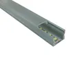 10 x 1m Sats / Lot anodiserad Silver Square Extruderad LED Aluminiumkanal för SMD5630 golv eller väggbelysning