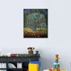 絵画Gustav Klimt Garden Arts Apple Tree Oil Painting Reproduction Canvas Office Wall Hall装飾ギフトのために手描き