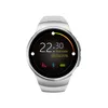 KW18 Smart Bluetooth Часы Полностью округлые Android / iOS Reloj Inteligente SIM-карта Символ сердечных сокращений Монитор часов Часы Микрофон Анти потерян