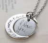 Pendant Necklaces Fashion Necklace Moon Necklace I Love You To The Moon And Back For Mom Sister Family Pendant Link Chain