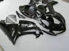 Kit de carenagem de plástico ABS de alta qualidade para Kawasaki Ninja ZX6R 2005 2006 carenagem preta brilhante ZX6R 05 06 ZM61