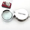 10x 21mm mini juvelerare loupe magnifier lins förstoringsglasmikroskop för juveler diamanter handhåll bärbar fresnel lins268i