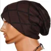 Treillis rayures bonnet chapeau automne et hiver tricoté chapeau ski laine casquette ouHeadgear coiffure chauffe-tête ski chapeau chaud