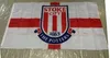 İngiltere Stoke City FC Tip B 3*5ft (90cm*150cm) Polyester EPL bayrağı Afiş dekorasyon uçan ev bahçe bayrağı Şenlikli hediyeler