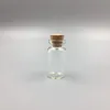 5 7 10 15 20 ml Klarglas-Korkflasche, Miniatur-Glasflaschenfläschchen mit Korken, leere Probengläser, klein