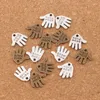 El Yapımı Eller Charms Kolye 13x11mm 200 adet / grup Tibet Gümüş / Bronz Fit Bilezikler Kolye Takı DIY L370