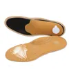 Novo estilo de couro arco suporte palmilha para pés planos palmilha ortic pé plano cuidados com os pés corretos inserção ortopédica sapato pad2083616
