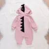 Baby Clothing Cartoon Boys Onesies Höst Dinosaur Långärmad Toddler Romper Fashion Söt Spädbarn Jumpsuit Fall Bodysuit