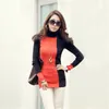 Toptan-Koreli Kadın İnce uzun kollu kazak bluz üstleri Burtleneck kazak sıcak!