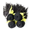 Deep Wave Remy Hair Bundles cheveux brésiliens vierges humides et ondulés Couleur naturelle 4 Pcs faisceaux de vagues profondes