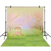 Sfondi per pittura digitale Baby Bellissimo paesaggio primaverile Prati verdi Fiori rosa Fondali per bambini per studio fotografico