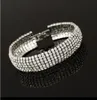 Nouvelle arrivée de luxe strass bracelet extensible bracelets de mariage bijoux de mariée pas cher cristaux bracelet pour mariée soirée bal Part3858647