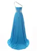 2017 Sexy One-Shoulder Beading A-Line Prom Dresses With Sequin Chiffon Lace Up Floor-Length Plus Size Evening Formal Party Gown BP06