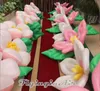 8m olika strängblomma dekorativa uppblåsbara blomkedjor för scen och evenemang