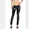 Fasion black sexy Buttocks U fork zipper  skinny women casual pants DS Acting SuperCool tights Full Length Pencil Pants