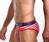 ¡La bandera al por mayor de WOXUAN Mens Briefs.USA sirve los calzoncillos, ropa interior del hombre, envío libre! ¡Nueva llegada!