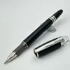 Wysokiej jakości czarna żywica Ball Ball Pen Ballpoint Pens Fashion School School Office Pisanie PITE PEN7746259