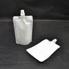 100mlの白いプラスチックスタンドアップパッケージバッグスパウト付き100 mlのドイピック注入液ポート蓋ポーチ液体飲料飲料フルーツジュース大豆ミルク保管