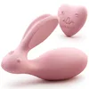 8 Functie Waterdichte USB Oplaadbare Draadloze Afstandsbediening Siliconen Vibrerende Slipjes Rabbit Vibrator Seksspeeltjes voor Dames 17901