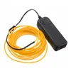 Edison2011 1/2/3/5M Glowing Neon Led Lights EL Wire String Strip Rope Tube Car Dance Party Decorative Line Cable Light