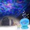 Verbazingwekkende romantische afstandsbediening Ocean Wave-projector 12 LED 7 kleuren nachtlampje met ingebouwde mini-muziekspeler voor woonkamer a5666488