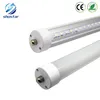 أدت 8 أقدام دبوس واحد 8FT T8 FA8 واحد دبوس LED أنبوب أضواء 48W 5000Lm LED أنابيب الفلورسنت مصابيح 85-277V