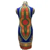 Vente en gros - 2016 New Summer plus la taille Robe africaine Dashiki pour femmes robes afrique vêtements traditionnels Mesdames habillent des dessins de mode