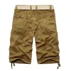 Wholesale-Camouflage Man's Shorts With Zipper Pockets Bermuda Baggy Cotton Short Pant Men Summer Casual shorts homme Khaki Breeches Male