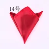 Fashion Mens formal wear suits pocket handkerchief solid color square handkerchiefs Solid Color 200 Pieces Optional Multi-types DHL