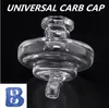 DHL Universal Glass UFO Carb Cap Hat-stijl met gatkoepel voor Quartz Banger Nails DAB Olierouts