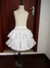 Das meninas Petticoa anáguas anáguas de casamento dama de honra acessórios Crinolina Branco 1-Hoop 2-Layer Flower Girl Dress Kid Underskirt