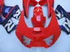 Bezpłatne 7GIFTS Zestaw targowy dla Honda CBR919RR 98 99 Red Blue Motorcycle Fairings Set CBR 900RR 1998 1999 OT13