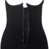 Frauen Große Plus Größe 6XL Hüftgürtel Spitze Saum Bodyshaper Unterbrust Abnehmen Taille Trainer Bauch Kontrolle Unterwäsche Butt Lifter Zipper Body Shaper