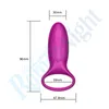 Aphojoy Luxury Rechargeable 7 Modes Strong Vibrating Cock Ring Waterproof Silicone Clitoral Bullets Sex Vibrator for Couple 17402