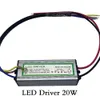 LED-drivrutin 20W Belysningstransformator Vattentät IP65 Inmatning AC85-265V Utgång DC 24-38V Konstantström 600mA Aluminium Säker högkvalitativ