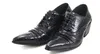 6.5cm höga klackar män skor koreanska tidvatten handgjorda företag läder klänning skor svart parti och bröllop zapatos homebre, stora storlekar US6-12, EU46