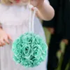 18 cm/13 cm Durchmesser, Seidenrosen-Blumenball, künstlicher Blumenstrauß, Kussball für Hochzeitsdekoration, 11 Farben