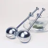 Tea Strainer Infuser Stainless Steel Retractable Push Type Mesh Reusable Strainers Filter Teaspoon for Teaot Cup Bottle