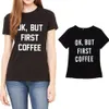 Camiseta para mujer al por mayor- 2021 t shirts kawaii mujeres café impreso verano camisas camiseta femme top ropa polera de mujer tumblr hembra c