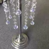 Tall crystal acrylic wedding pillar columns for aisle table decor decorations