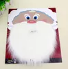 Boże Narodzenie Santa White Fake Brody Wąsy Wąsy Unisex Fancy Dress Xmas Cosplay Party Accessory Stage Performance Prezent